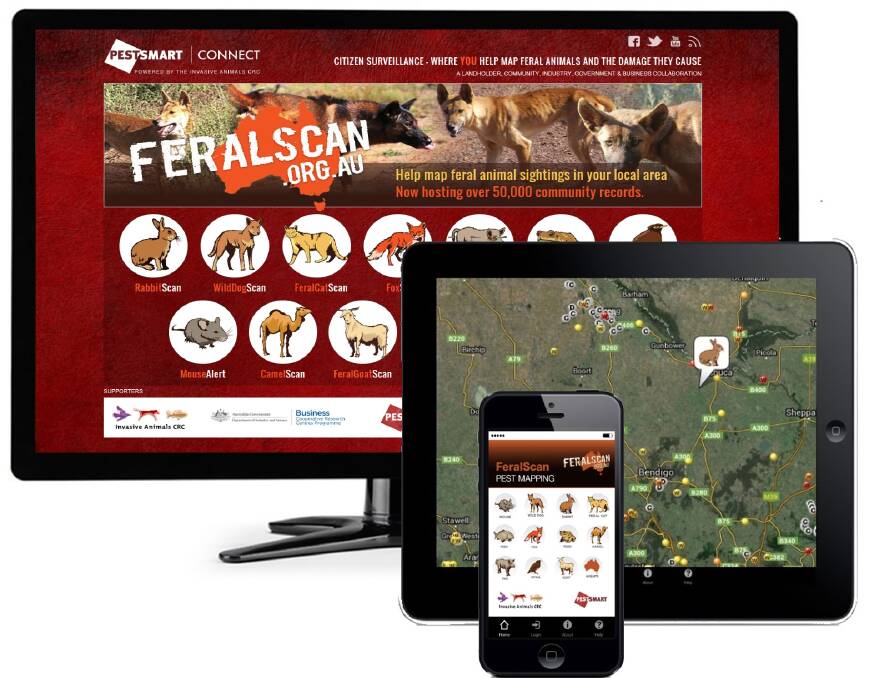 The FeralScan program is available on desktop, tablet and mobile devices via www.feralscan.org.au