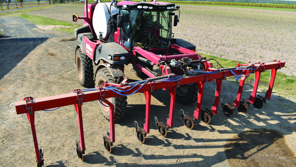 The Russos' new Miller Nitro and modified toolbar allows them to split their fertiliser application and apply nitrogen when the crop needs it most.