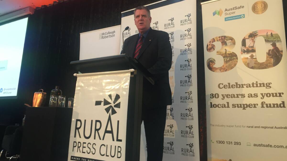 Rural Press Club - Agricultural Industry Development Minister Mark Furner