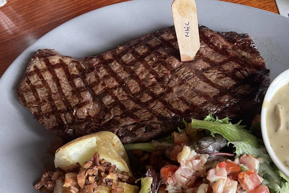 A 400 gram Simmental rump steak will be in the spotlight at the Norman Hotel in Woolloongabba throughout October.