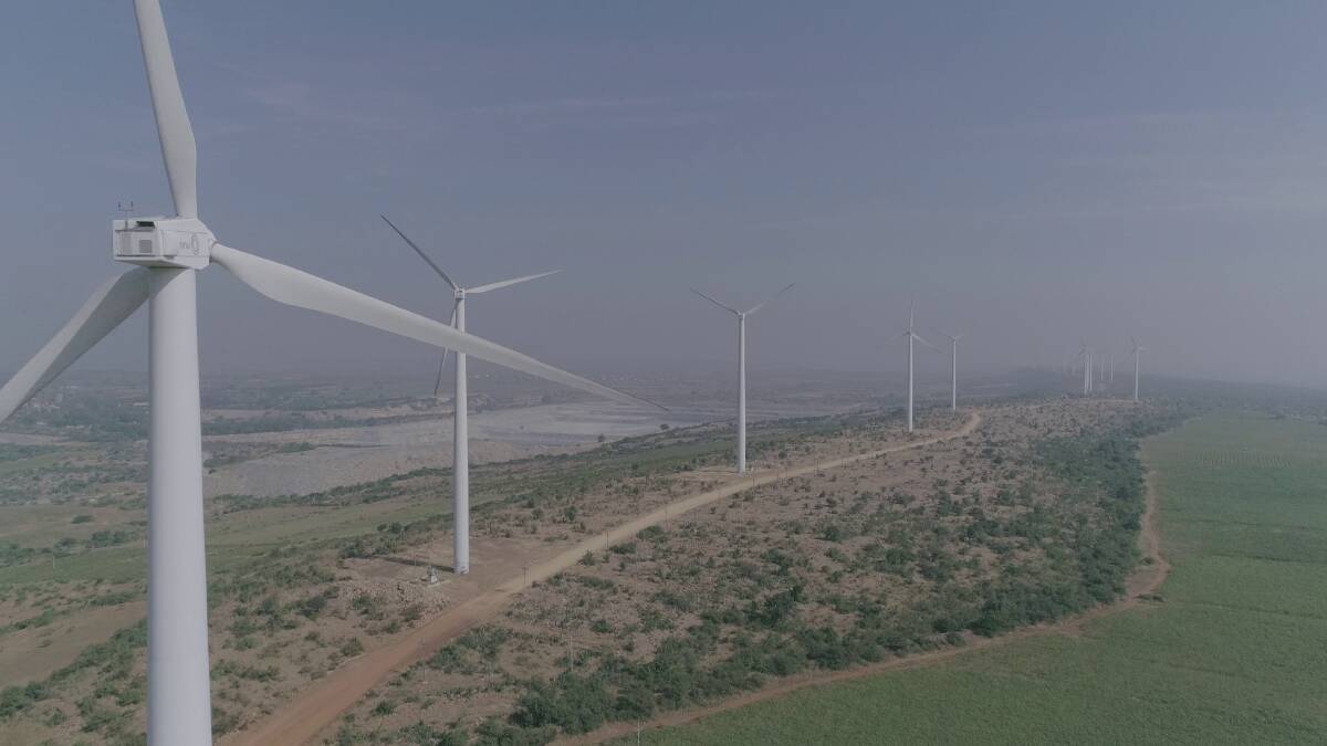 Arcadian invested in carbon offsets from the Mytrah Wind Power Farm in India.