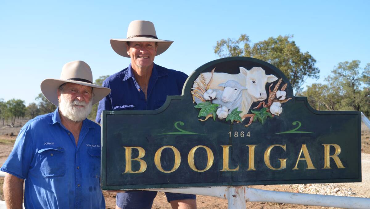ON THE MARKET: Brothers Donald and Douglas represent the fourth generation on Booligar.