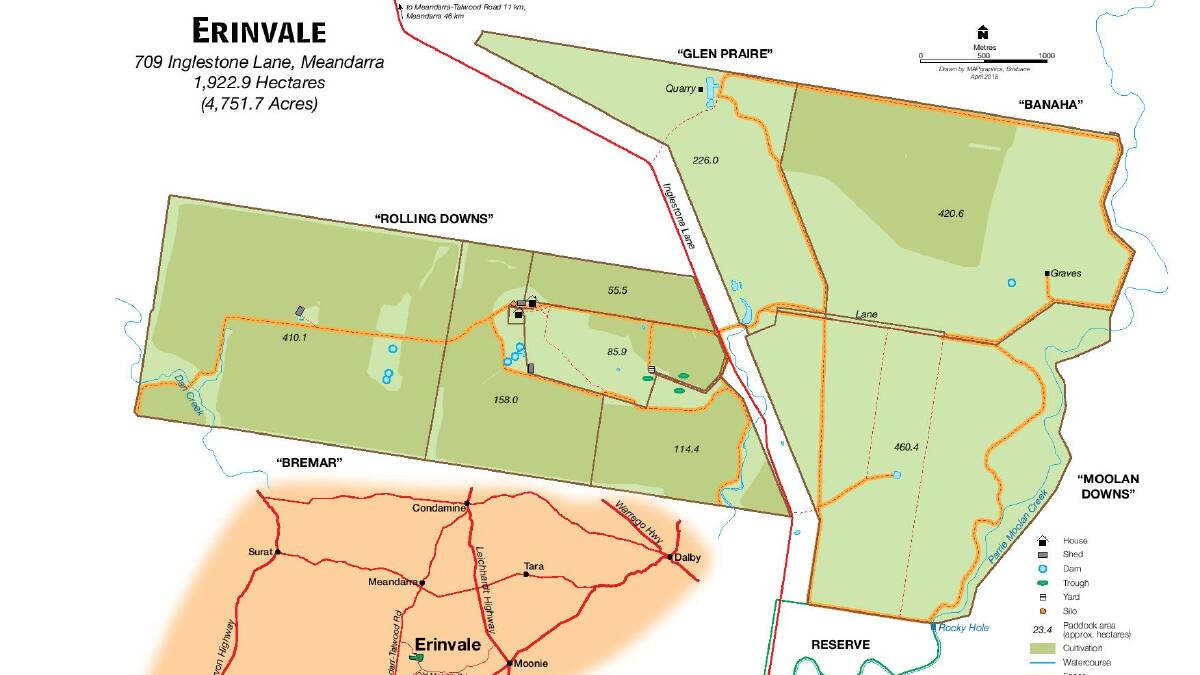 Erinvale covers 1923 hectares in two freehold titles.