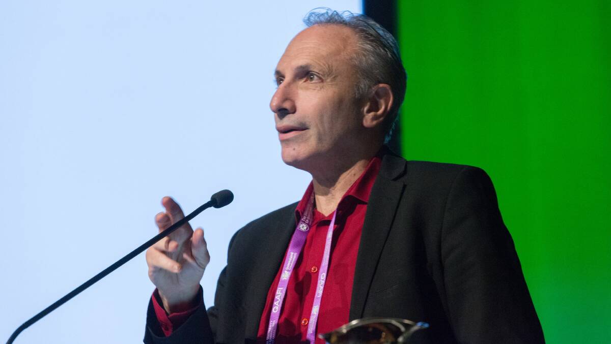 NUTRITION EQUALITY: Lawrence Haddad, the executive director of the Global Alliance for Improved Nutrition, speaking at TropAg 2019.