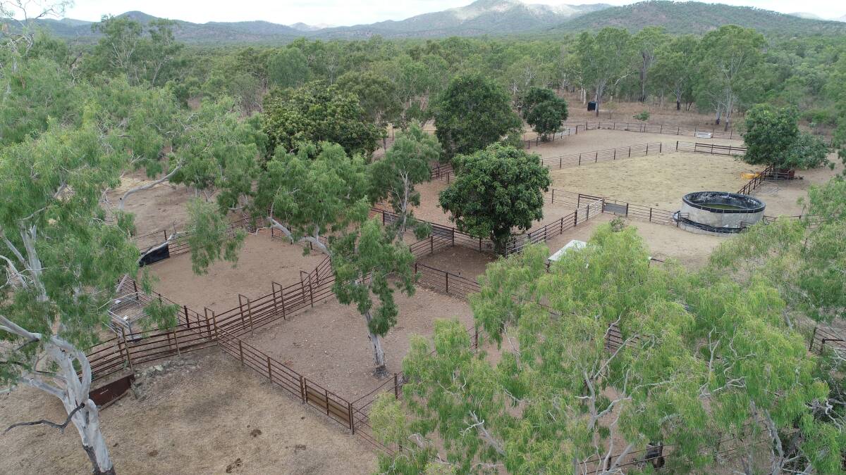 The main cattle yards are of steel construction, fully equipped and watered.