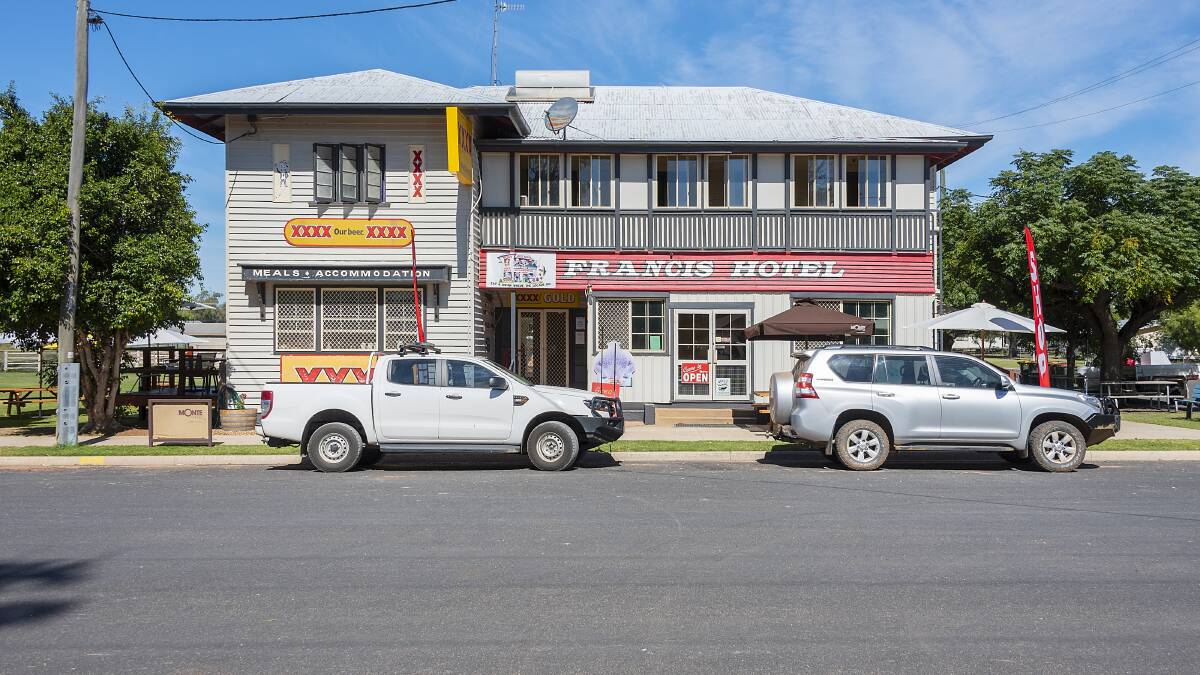 RAY WHITE RURAL: The Francis Hotel is the hub of Thallon and is being sold with a five year lease in place.
