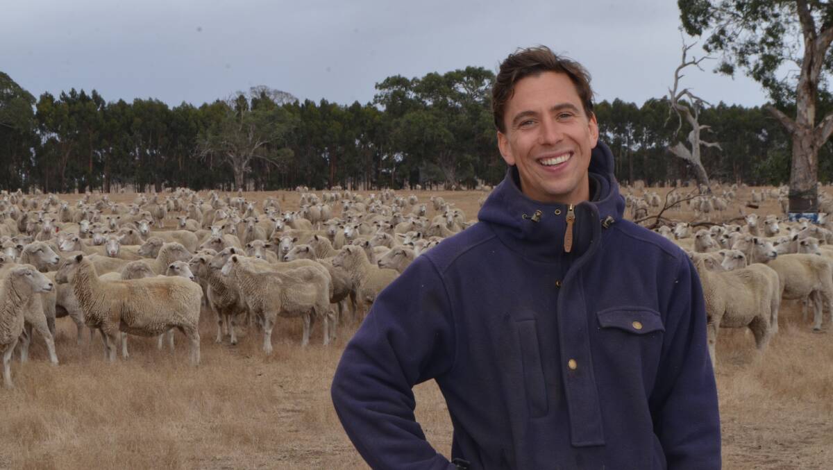 Johnny Gardner is managing the family's south west Victorian property South Mokanger, which is in running a composite flock of 12,000 ewes.