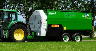 IN THE MIX: Ireland's Keenan farm machinery company is well known for its high performance "green machine" mixer wagon.