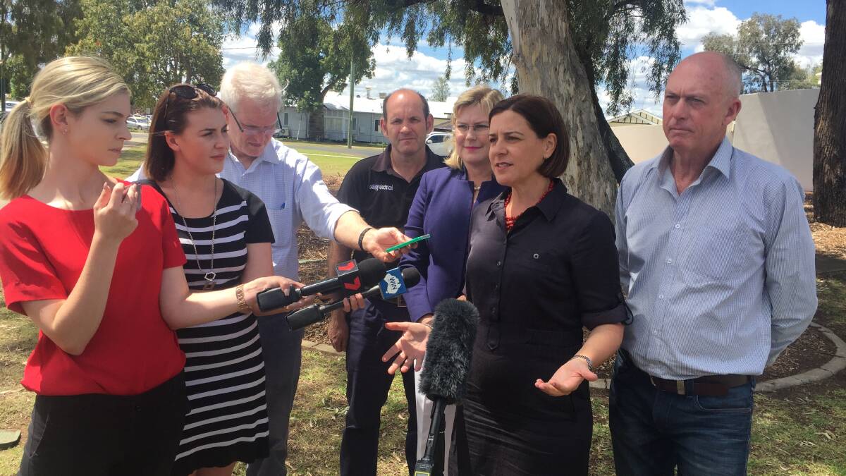 REPUTATION BUILDER: LNP deputy leader Deb Frecklington, offering $1 million to promote Oakey as a great place to work and live.