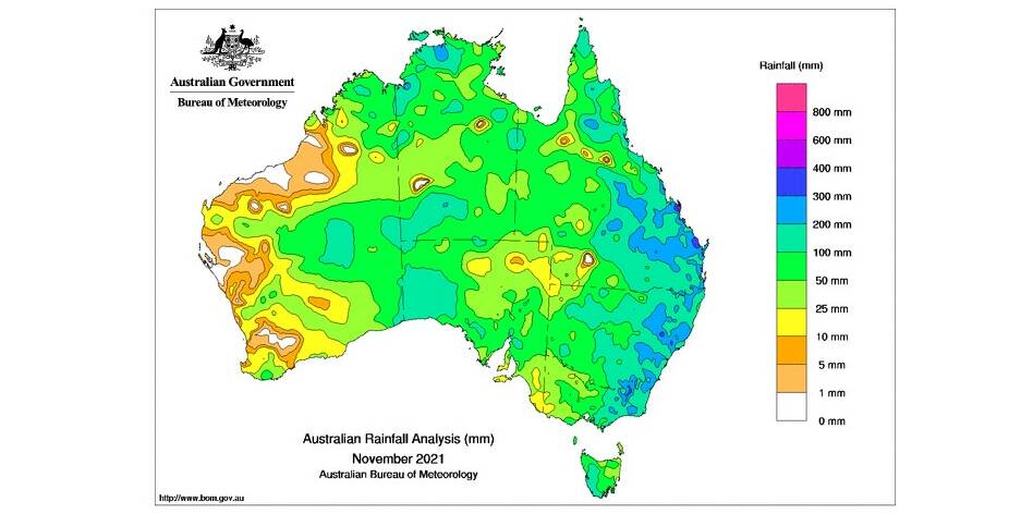 Many parts of Queensland has measured record rainfalls, setting the state up for an incredible summer season. Source - BOM 