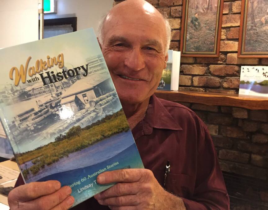 WALKING WITH HISTORY: Lindsay ‘Butch’ Titmarsh has launched his latest book featuring 60 stories from the Maryborough district. 
