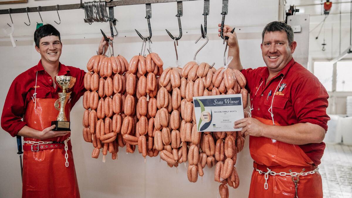 Continental sausage: Mitch Tucker and Clint Nelson, Nelson Family Meats, Jandowae.