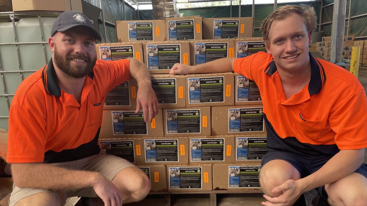Brothers Daniel and Josh Olsson say they are both "absolutely excited" to be heading to Laos to manage an innovative new block making plant.