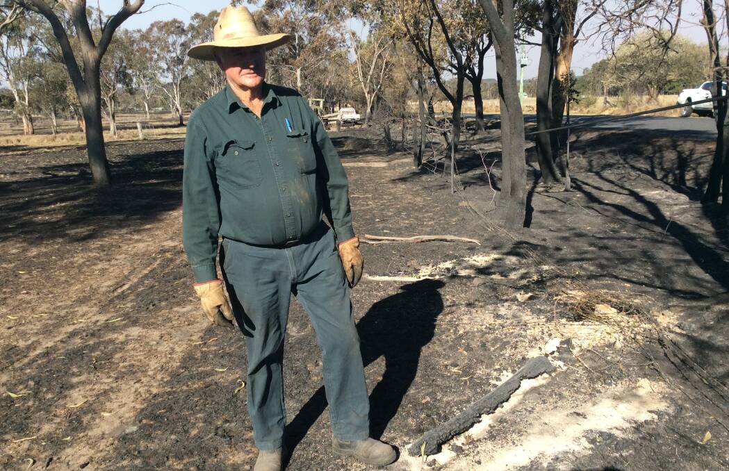 Applethorpe cattle producer Ian Rogers is faced with rebuilding fences and yards.