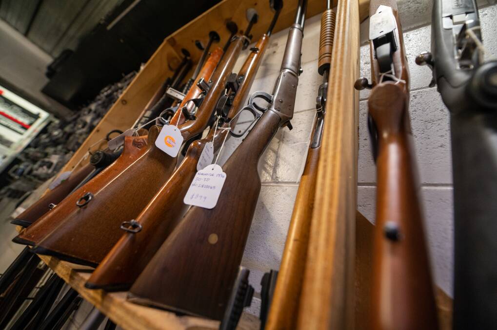 Those wanting to obtain a new firearm licence are waiting more than eight months on average. Picture by Brandon Long 